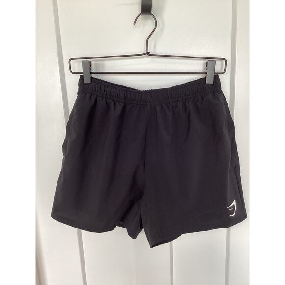 Gymshark Women's Elastic Waist Pull-On Gym Athletic Shorts Black Size Small - Picture 1 of 10